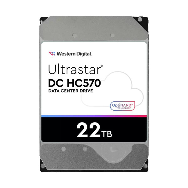 WD Ultrastar DH HC570 - 3.5 Zoll - 22000 GB - 7200 RPM