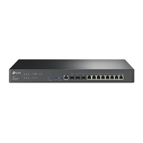 TP-LINK ER8411 - Ethernet-WAN - Gigabit Ethernet - Schwarz