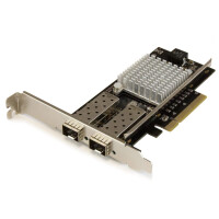 StarTech.com 2-Port 10G Fiber Network Card with Open SFP - PCIe, Intel Chip - Netzwerkadapter