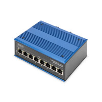 DIGITUS Industrial 8-Port Gigabit Switch, Unmanaged