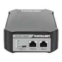 Intellinet 10G PoE++ Injektor ein 95 Watt-Port IEEE 802.3bt-konform 4PPoE Kunststoffgehäuse