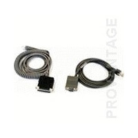 Datalogic CAB-408 RS-232 Pwr Coil 9-Pin Fem - DB-9 -...