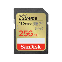 SanDisk Extreme - 256 GB - SDXC - Klasse 10 - UHS-I - 180...