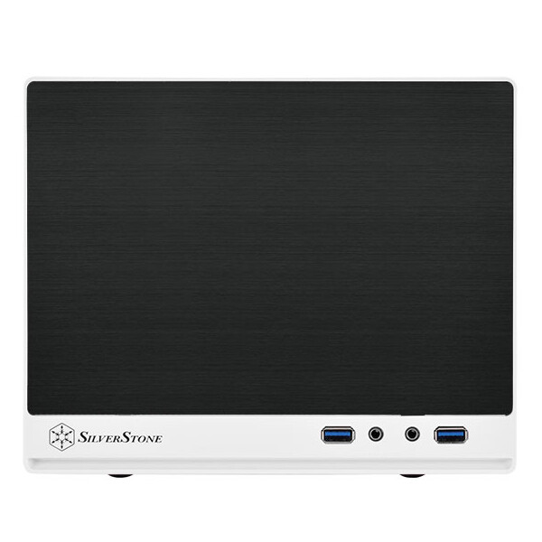 SilverStone SUGO SG13WB-Q Mini Tower ITX Gehäuse USB3.0 Weiss