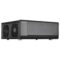 SilverStone GD10 - HTPC - PC - Aluminium - Kunststoff - Stahl - Schwarz - ATX,CEB,uATX - Seite