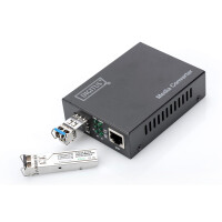 DIGITUS Gigabit Medienkonverter, RJ45 / SFP