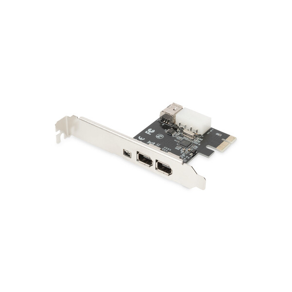 DIGITUS PCI Express Karte, Firewire 1394a (3+1 Port)