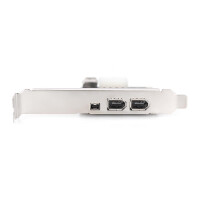 DIGITUS PCI Express Karte, Firewire 1394a (3+1 Port)