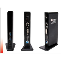 Club 3D USB 3.0 Dual Display Docking Station -...