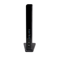 Club 3D USB 3.0 Dual Display Docking Station - Schwarz-Klavierlack