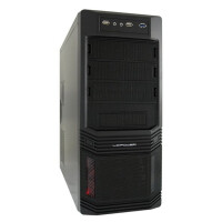 LC-Power 925B - Midi Tower - PC - Metall - Schwarz - ATX...