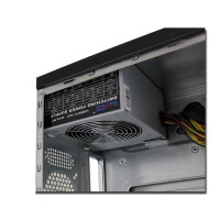 LC-Power 925B - Midi Tower - PC - Metall - Schwarz - ATX - micro ATX - 15 cm