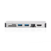 DIGITUS USB Type-C Multiport Travel Dock, 8-Port