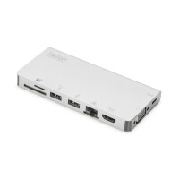 DIGITUS USB Type-C Multiport Travel Dock, 8-Port