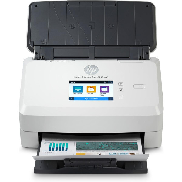 HP Scanjet Enterprise Flow N7000 - 216 x 3098 mm - 600 x 600 DPI - 48 Bit - 24 Bit - Scanner mit Vorlageneinzug - Weiß