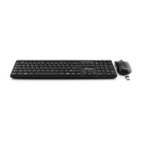 MEDIARANGE MROS107 - Standard - RF Wireless - QWERTZ - Schwarz - Maus enthalten