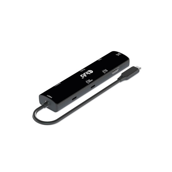 Club 3D USB4™ Gen3x2 Type-C, 6-in-1 Hub with HDMI™ 8K60Hz or 4K120Hz, 2xUSB Type-A(10G), E