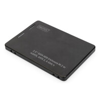 DIGITUS 2,5&quot; SATA Festplattenadapter M.2 oder mSATA