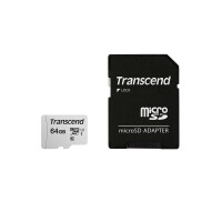 Transcend microSDXC 300S 64GB - 64 GB - MicroSDXC -...