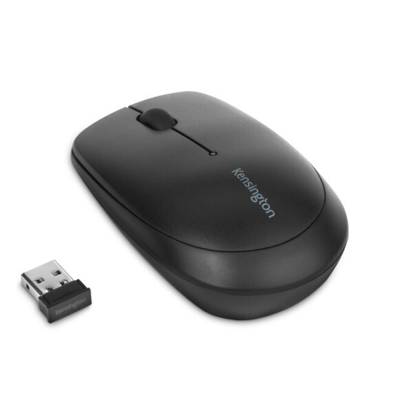 Kensington Pro Fit® kabellose mobile Maus – schwarz - Beidhändig - Laser - RF Wireless - 1000 DPI - Schwarz
