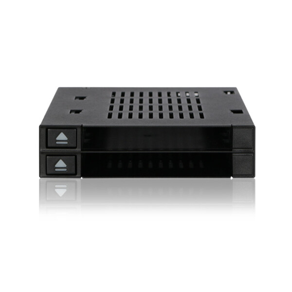 Icy Dock MB522SP-B - HDD - SSD - SATA - 2.5,3.5 Zoll - 6 Gbit/s - Schwarz - Daten - Leistung