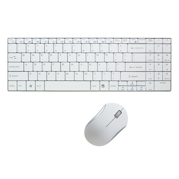 LogiLink ID0109 - Volle Größe (100%) - Kabellos - RF Wireless - Weiß - Maus enthalten