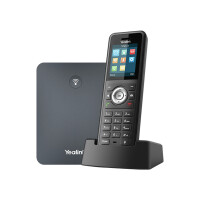 Yealink W79P - IP-Mobiltelefon - Schwarz - Kabelloses Mobilteil - Tisch/Wand - 50 m - 300 m