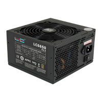 LC-Power LC6650 V2.3 - 650 W - 230 V - 47 - 63 Hz - 5 A - Aktiv - 100 W