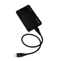LogiLink UA0256 - HDD-Gehäuse - 2.5 Zoll - SATA - Serial ATA II - Serial ATA III - 5 Gbit/s - USB Anschluss - Schwarz