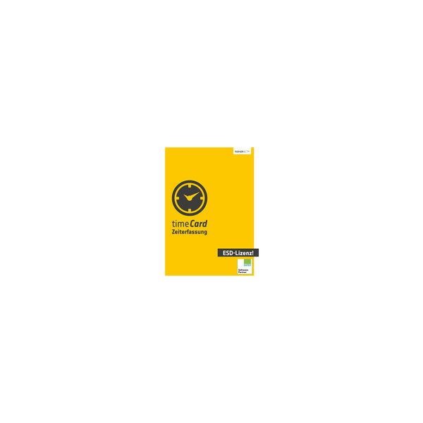 ReinerSCT timeCard 10 Zeiterf. Erw. 250 MA 1 Jahr Laufzeit - Elektronisch/Lizenzschlüssel - Nur Lizenz