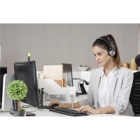 Yealink WH66 Mono Teams - Kabellos - Büro/Callcenter - 20 - 20000 Hz - 478 g - Persönliches Audio-Konferenzsystem - Schwarz
