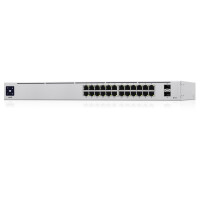 UbiQuiti Networks UniFi 24-Port PoE - Managed - L2/L3 - Gigabit Ethernet (10/100/1000) - Power over Ethernet (PoE) - Rack-Einbau - 1U