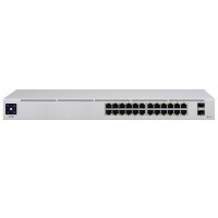 UbiQuiti Networks UniFi USW-24 - Managed - L2 - Gigabit Ethernet (10/100/1000) - Rack-Einbau