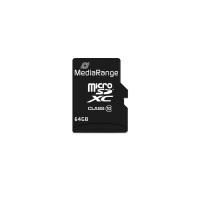 MEDIARANGE MR955 - 64 GB - MicroSDXC - Klasse 10 - 60 MB/s - 15 MB/s - Schwarz