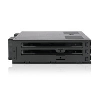 Icy Dock MB326SP-B - Serial ATA III - 2.5 Zoll - 438 g - Rack (1U) - Schwarz