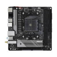 ASRock B550M-ITX/ac - AMD - Socket AM4 - 3rd Generation AMD Ryzen&trade; 3 - 3rd Generation AMD Ryzen 5 - 3rd Generation AMD Ryzen&trade; 7 - 3rd... - DDR4-SDRAM - 64 GB - DIMM