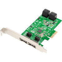 Dawicontrol DC-624E RAID - SATA - PCI Express x2 - 0 - 1...