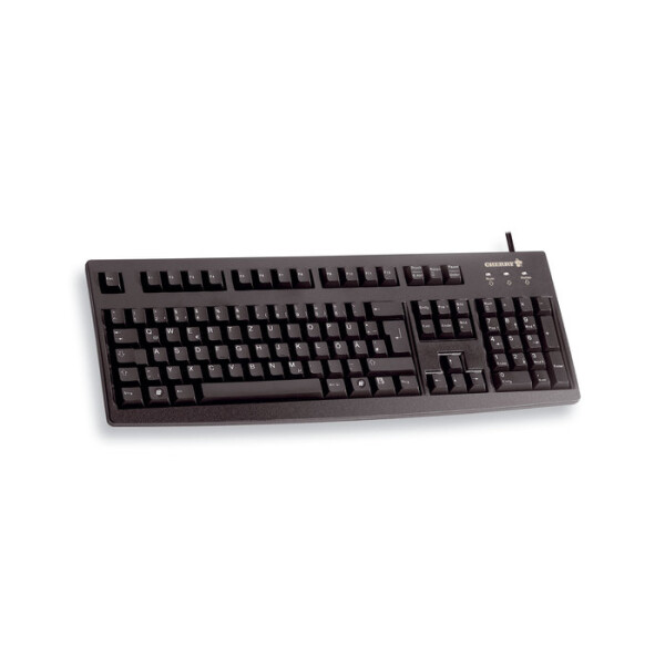 Cherry Classic Line G83 6104 - Tastatur - Laser - 104 Tasten QWERTY - Schwarz