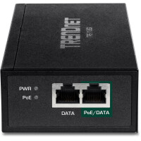 TRENDnet TPE-119GI - Gigabit Ethernet - 10,100,1000 Mbit/s - IEEE 802.3 - IEEE 802.3ab - IEEE 802.3af - IEEE 802.3at - IEEE 802.3bt - IEEE 802.3u - Schwarz - PoE - Leistung - CE - FCC - ETL