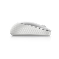 Dell Wiederaufladbare Premier Wireless-Maus – MS7421W - Beidhändig - Optisch - RF Wireless + Bluetooth - 1600 DPI - Platin - Silber