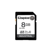 Kingston SD Card 8GB SDHC Industrial -40C to 85C retail -...