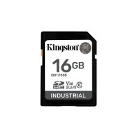 Kingston SD Card 16GB SDHC Industrial -40C to 85C retail...