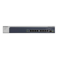 Netgear XS508M Unmanaged 10G Ethernet (100/1000/10000) Grau - Silber - Unmanaged - 10G Ethernet (100/1000/10000) - Rack-Einbau