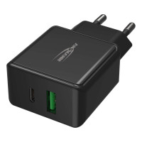 Ansmann HC218PD - Netzteil - 18 Watt - 3000 mA - PD QC 3.0 - 2 Ausgabeanschlussstellen USB