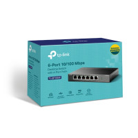 TP-LINK TL-SF1006P - Fast Ethernet (10/100) - Power over Ethernet (PoE)