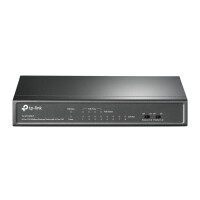 TP-LINK TL-SF1008LP - Unmanaged - Fast Ethernet (10/100)...