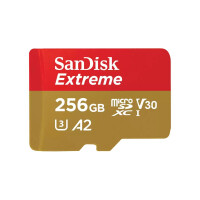 SanDisk Extreme - 256 GB - MicroSDXC - Klasse 10 - UHS-I - 190 MB/s - 130 MB/s