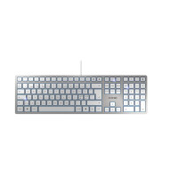 Cherry KC 6000 SLIM - Standard - USB - QWERTY - Silber -...