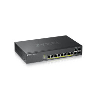 ZyXEL GS2220-10HP-EU0101F - Managed - L2 - Gigabit Ethernet (10/100/1000) - Power over Ethernet (PoE) - Rack-Einbau