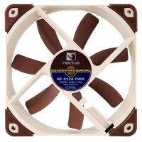 Noctua NF-S12A PWM - Ventilator - 12 cm - 300 RPM - 1200 RPM - 17,8 dB - 107,5 m&sup3;/h